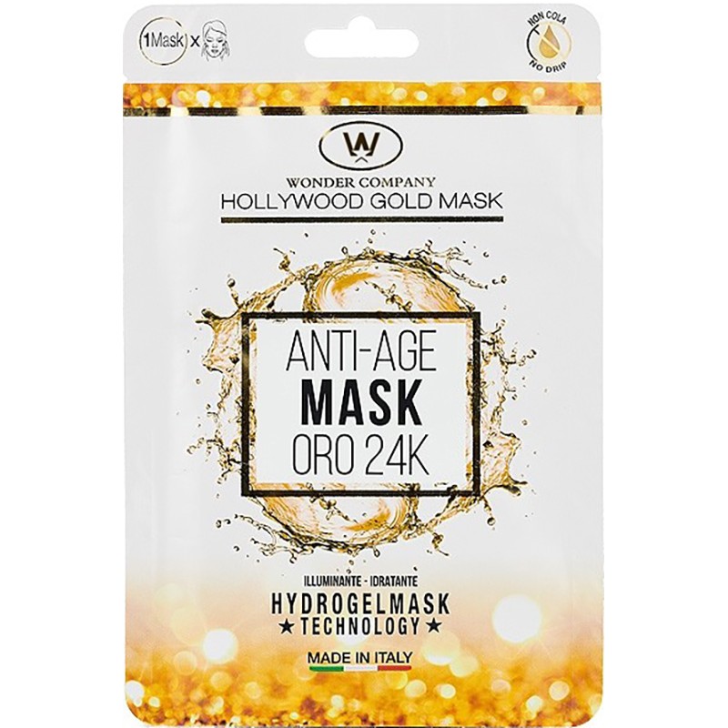 HOLLYWOOD GOLD MASK ANTIAGE IDRATANTE ILLUMINANTE