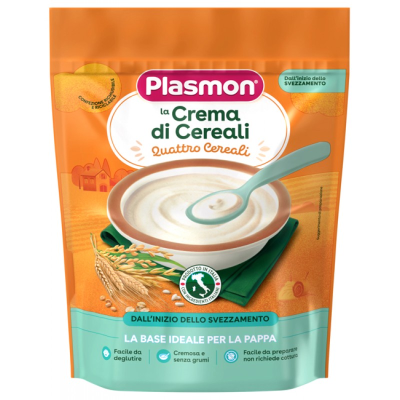 PLASMON CEREALI CREMA AI 4 CEREALI 200 G