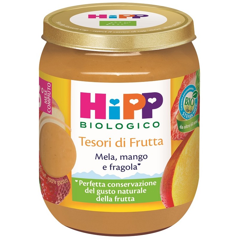 HIPP TESORI FRUTTA MELA MANGO FRAGOLA 160 G