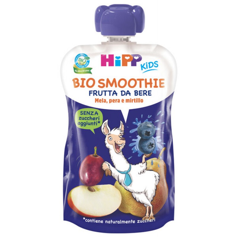 HIPP BIO SMOOTHIES MELA/PERA/MIRTILLO 120 ML