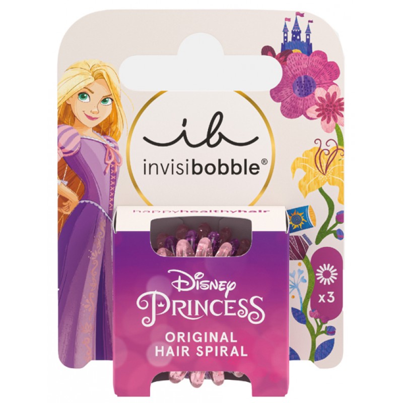 INVISIBOBBLE DISNEY PRINCESS ORIGINAL HAIR SPIRAL RAPUNZEL 3 PEZZI