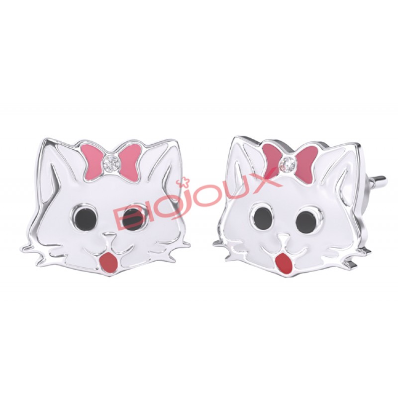 ORECCHINI BJT729 GINGER CAT W/SWAROVS