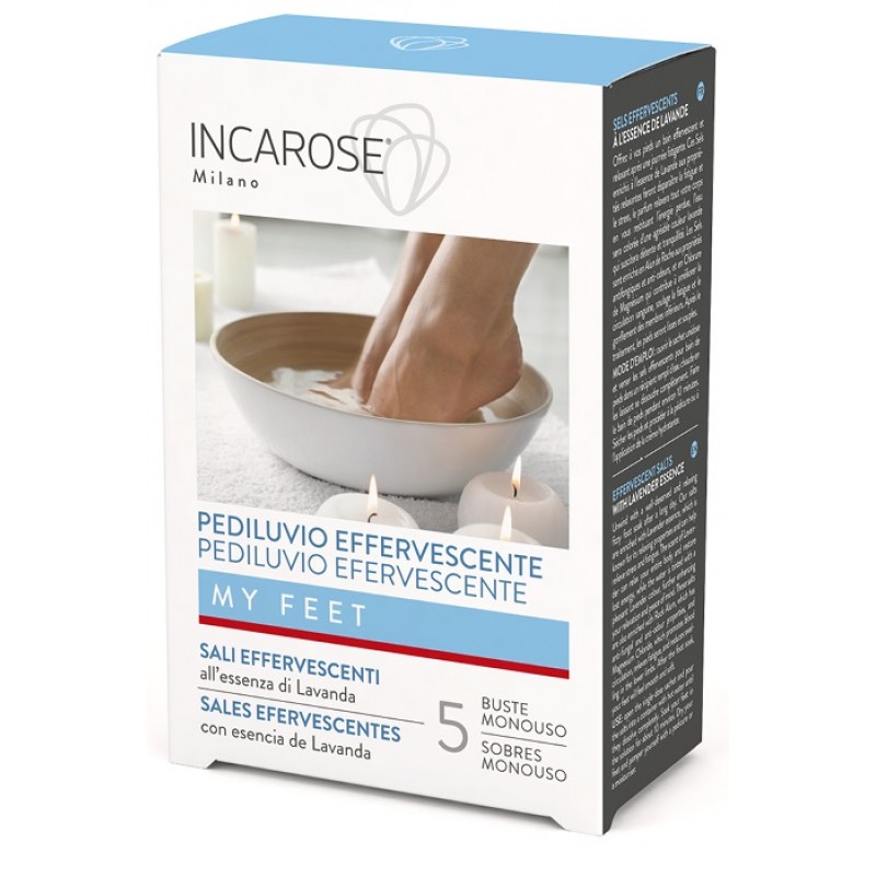 INCAROSE MY FEET PEDILUVIO EFFERVESCENTE 5 BUSTE MONOUSO X 15 G