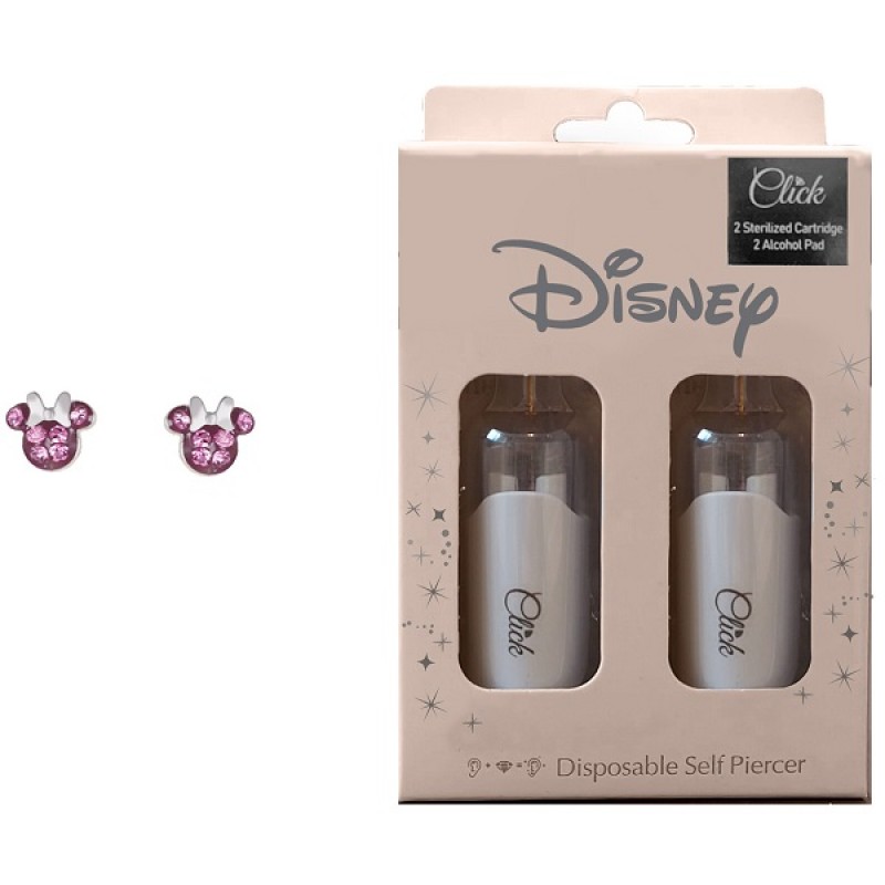 DISNEY ORECCHINI MINNIE CON CRISTALLI ROSSO