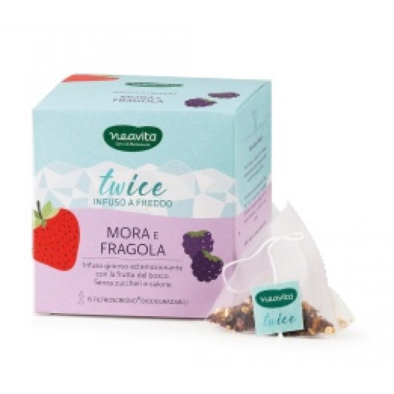 NEAVITA INFUSO TWICE MORA/FRAGOLA FILTROSCRIGNO TO GO 12 PEZZI