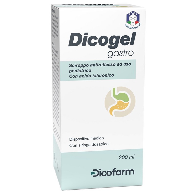 SCIROPPO ANTIREFLUSSO PEDIATRICO DICOGEL GASTRO 200 ML