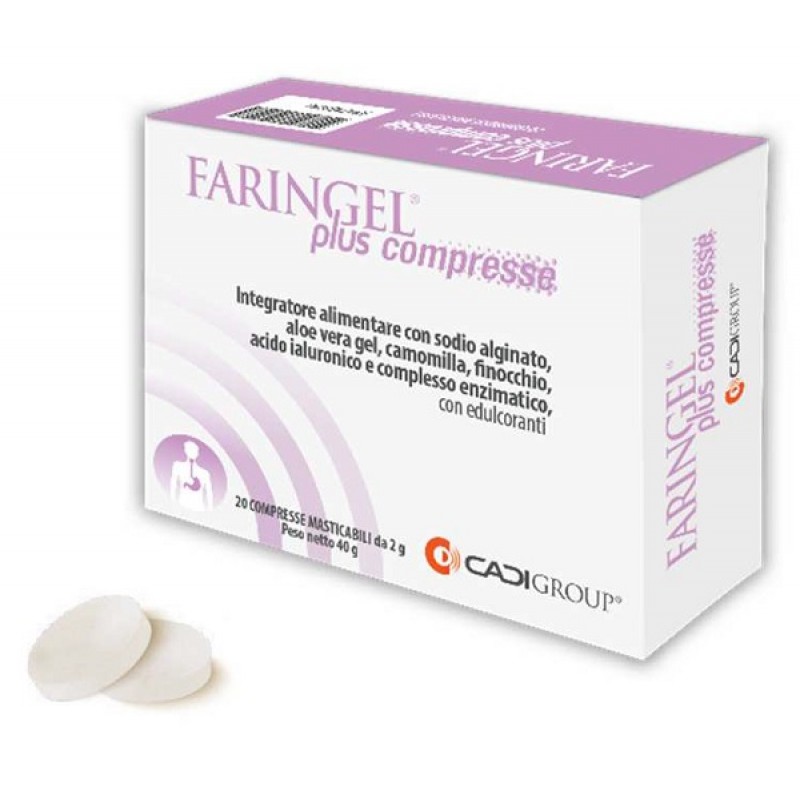 FARINGEL PLUS 20 COMPRESSE MASTICABILI