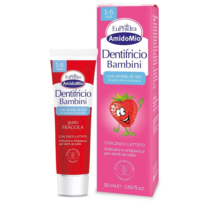 EUPHIDRA AMIDOMIO DENTIFRICIO FRAGOLA 1-5 ANNI 50 ML