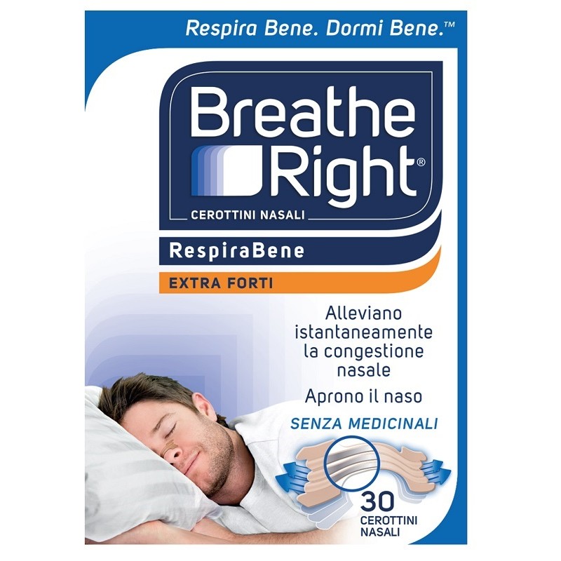CEROTTI NASALI BREATH RIGHT EXTRA FORTE 30 PEZZI