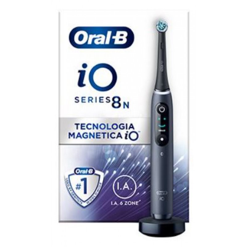 ORAL-B IO 8 BLACK SPAZZOLINO ELETTRICO + 2 REFILL