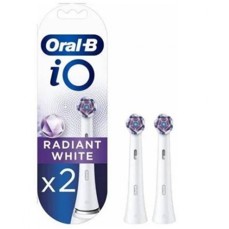 ORALB POWER REFILL IO RADIANT WHITE 2 PEZZI