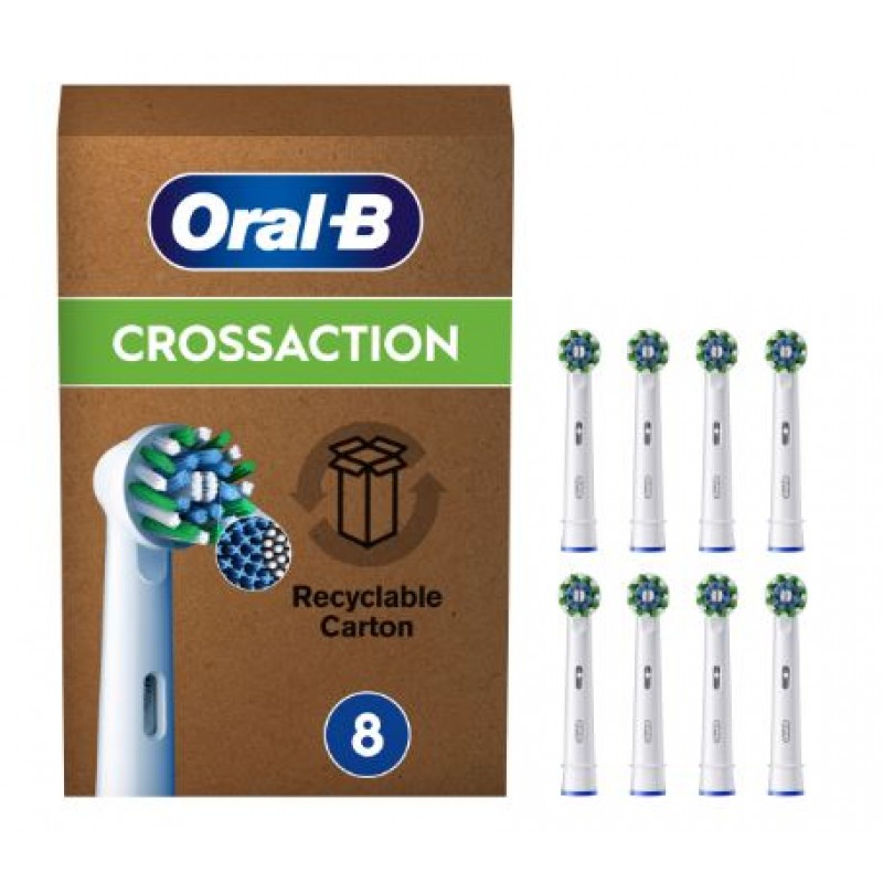 ORALB POWER REFILL EB50R CROSSACTION 8 PEZZI