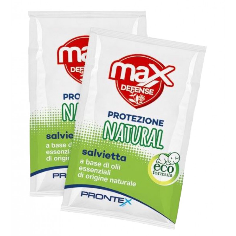 PRONTEX MAX DEFENSE SALVIETTINE NATURAL 6 PEZZI