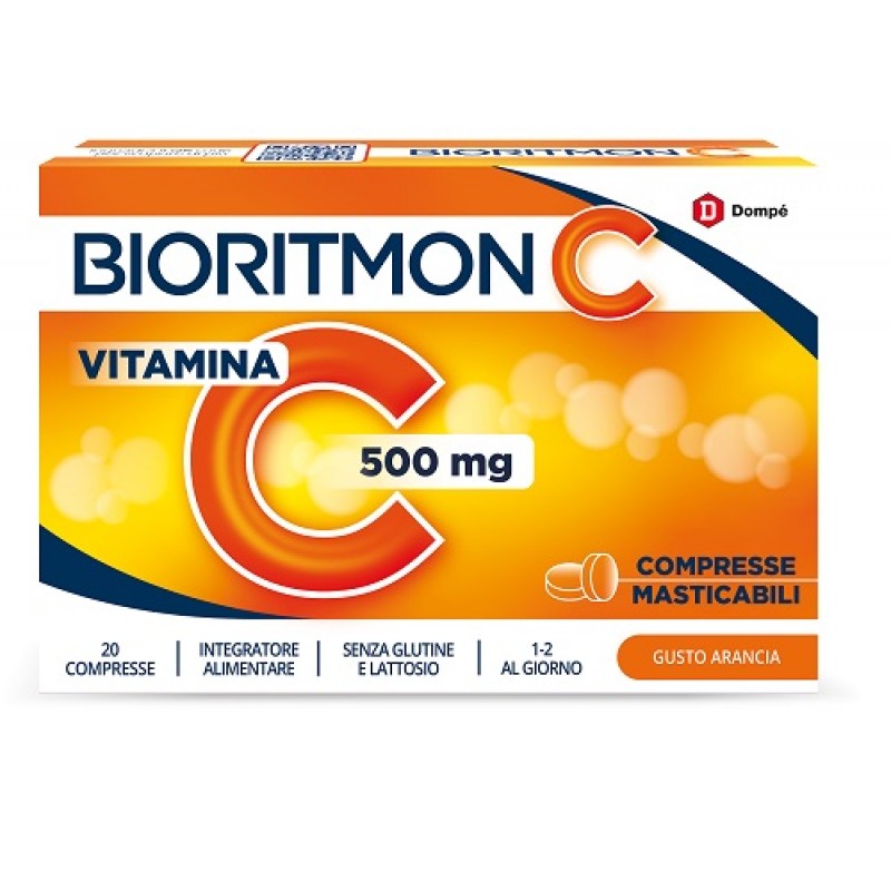 BIORITMON C 500MG VITAMINA C 20 COMPRESSE MASTICABILI