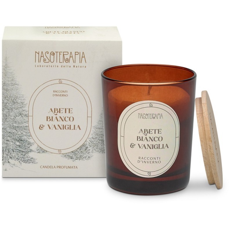 NASOTERAPIA CANDELA RACCONTI D'INVERNO ABETE BIANCO E VANIGLIA 180 G