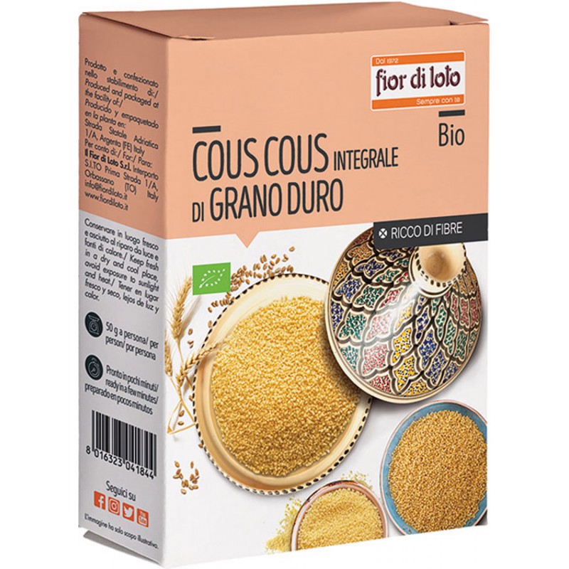 COUS COUS INTEGRALE GRANO DURO BIO 500 G