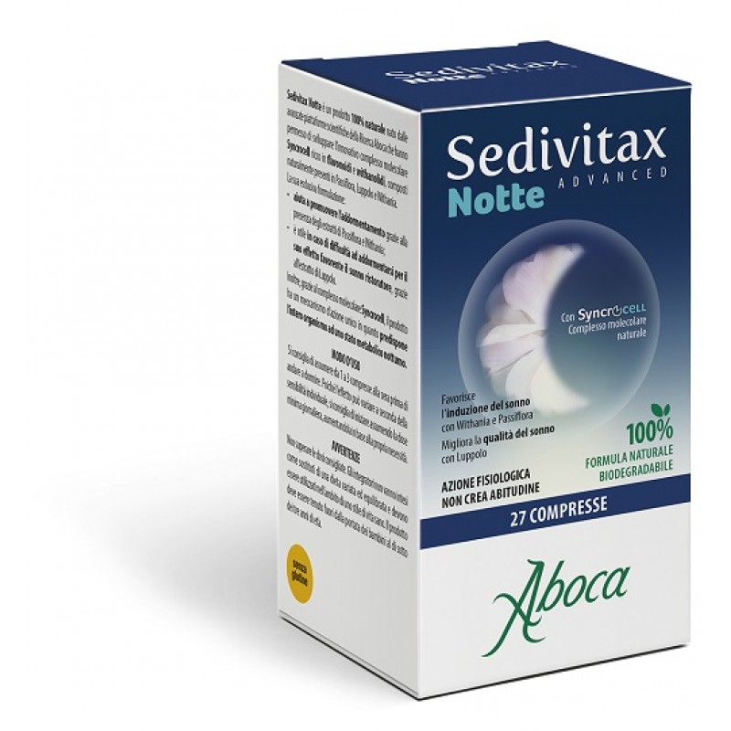 SEDIVITAX NOTTE ADVANCED 27 COMPRESSE