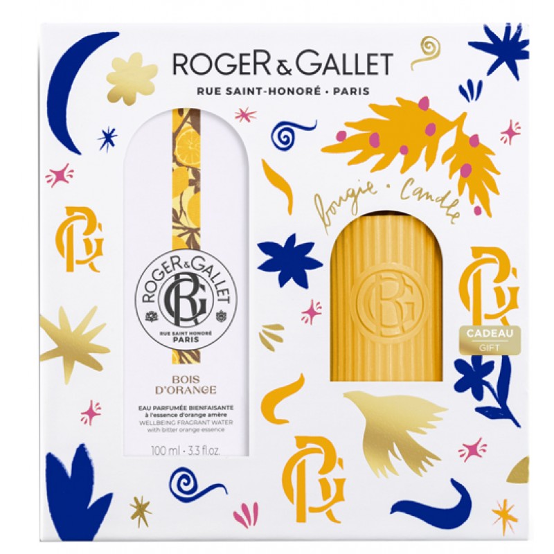 ROGER&GALLET SET NATALE BO 100 ML + CANDELA