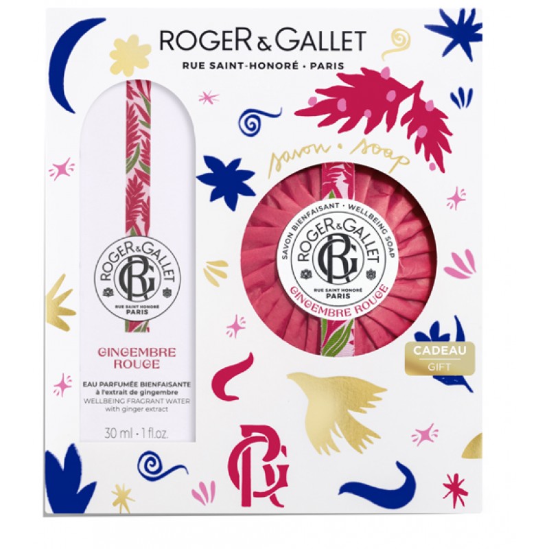 ROGER&GALLET SET NATALE GINGR 30 ML + SAPONE 100 G