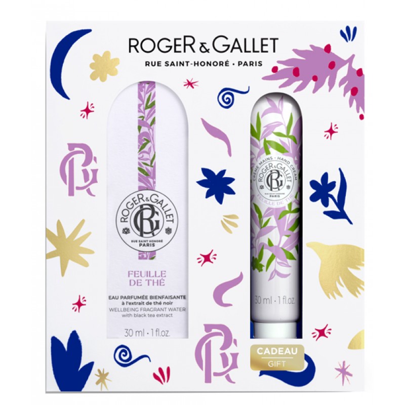 ROGER&GALLET SET NATALE FEUILLE EAU DE TOILETTE 30 ML + CREMA MANI 30 ML