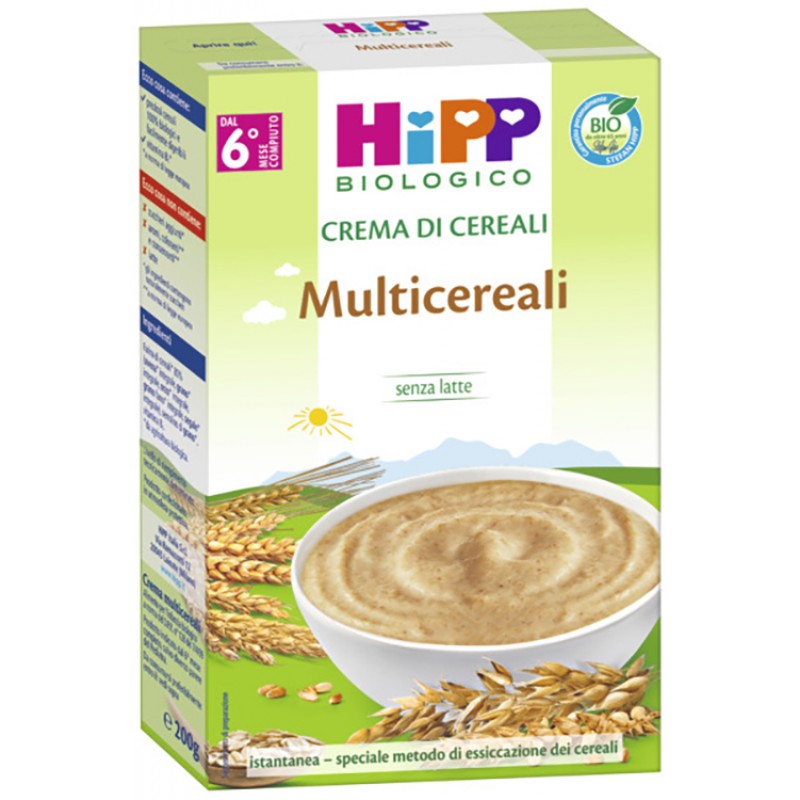HIPP BIO CREMA CEREALI MULTICEREALI 200 G