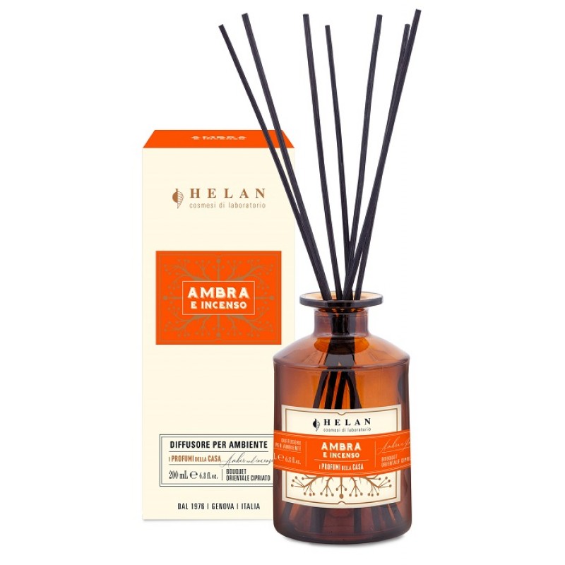 I PROFUMI DELLA CASA AMBRA E INCENSO BASTONCINI AROMATICI 200ML