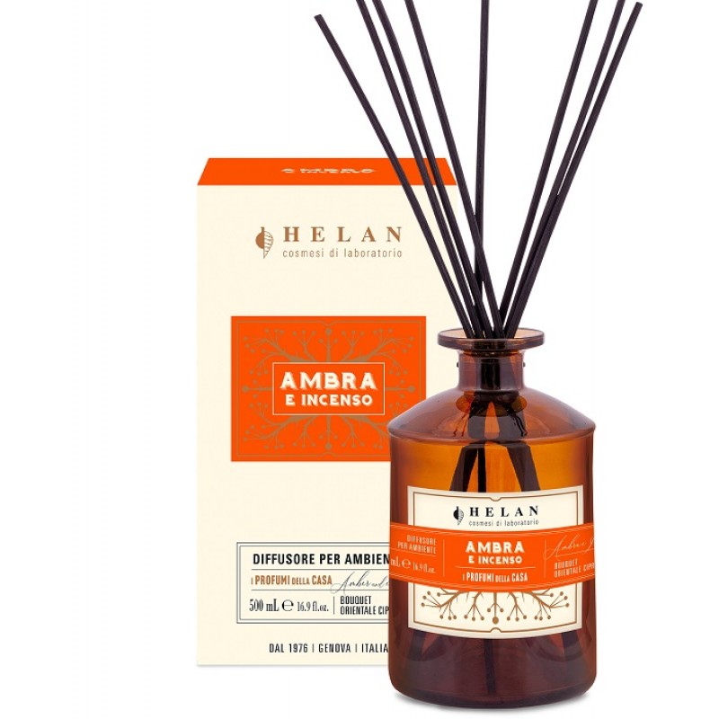 I PROFUMI DELLA CASA AMBRA E INCENSO BASTONCINI AROMATICI 500ML