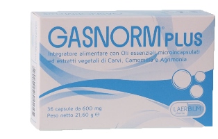 Image of GASNORM PLUS 36 CAPSULE 8028096001321