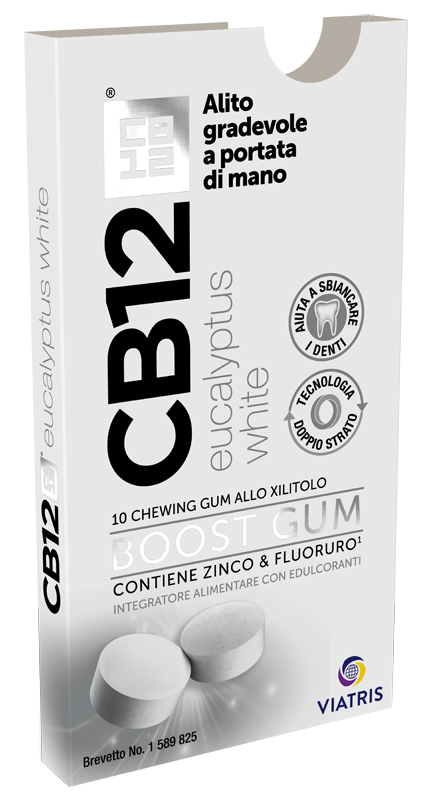 meda pharma spa cb12 boost eucalyptus white 10 chewing gum