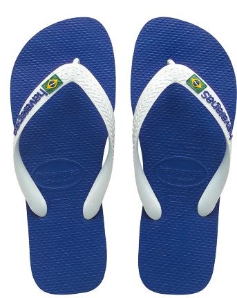 alpargatas europe slu havaianas brasil logo marine blue i51 29/30, blu