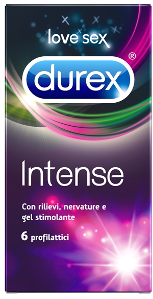 Image of DUREX INTENSE ORGASMIC CONDOM 6 PEZZI 8002910045661